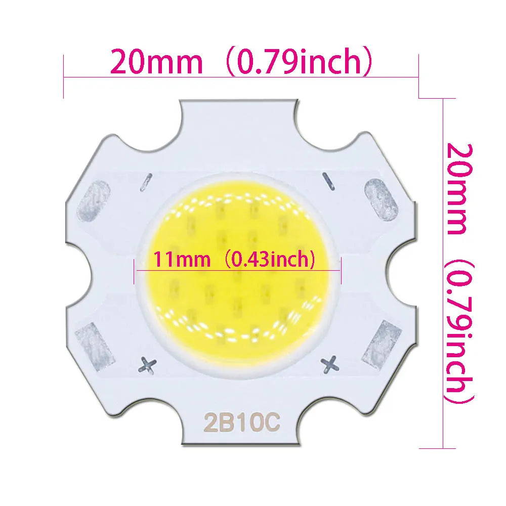 puces led cob 3w 5w 7w 10w cold white natural warm white 240ma 250ma
