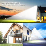 lampe solaire led moderne imperméable capteur mouvement télécommande super brillanteextérieur jardin