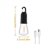 lampe camping rechargeable usb transparente vintage ip65 ajustable 360