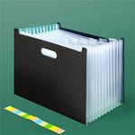 porte documents pliable moderne blanc noir bleu transparent poignée ruban adhésif