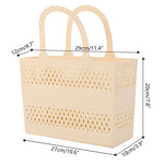 panier rangement vert jaune beige mailles losanges moderne utilitaire serviettes tulipes diffuseur arômes flacons