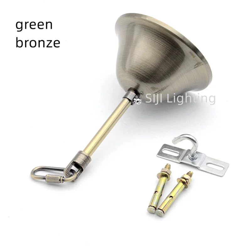 suspension moderne or rouge bronze noir vert bronze clips boulons