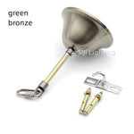 suspension moderne or rouge bronze noir vert bronze clips boulons