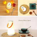 lampe camping rechargeable led blanc orange moderne étanche annuaire fixation usb