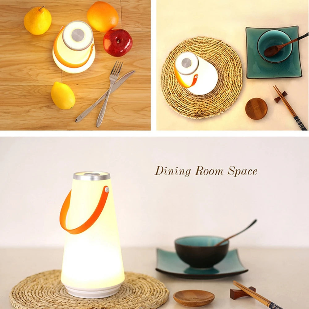 lampe camping rechargeable led blanc orange moderne étanche annuaire fixation usb