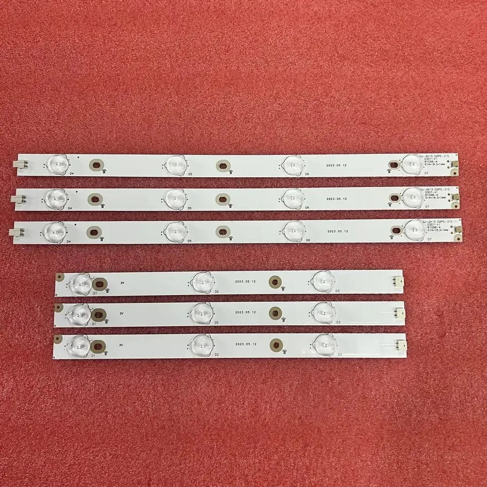 bandes lumineuses led blanc modernes téléviseur 32 pouces salon éclairage continu 100000 heures