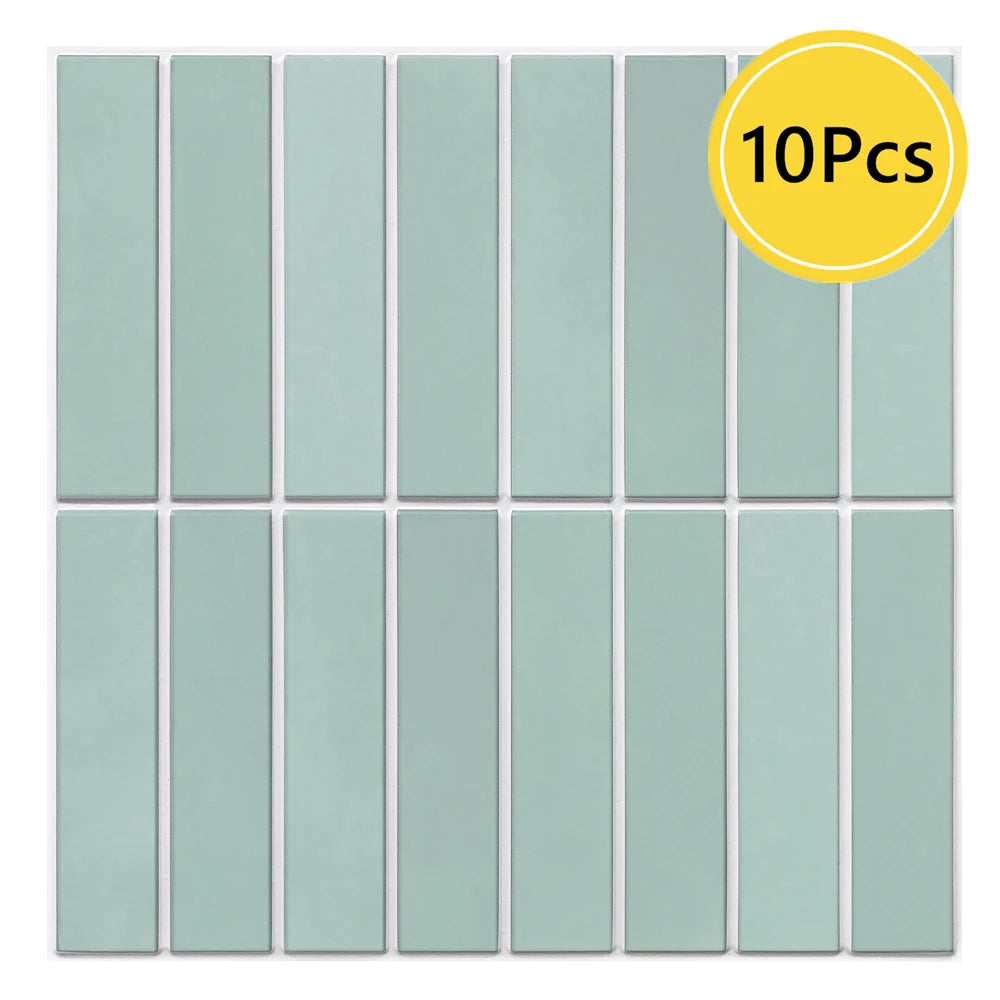 Carreaux mur rose pâle 3d autoadhésifs modernes 30x30cm imperméables antimoisissures thermiques