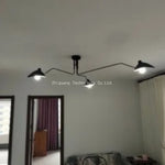 lumière suspension moderne noir doré têtes têtes 6000K 3000K
