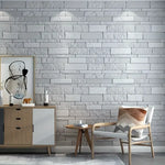 panneau decoratif mural brique blanc adhesif resistant eau moderne decoration intérieure