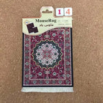 tapis souris ornements floraux rouge noir blanc adhésif artisanal multifonctionnel anti dérapant clavier mains