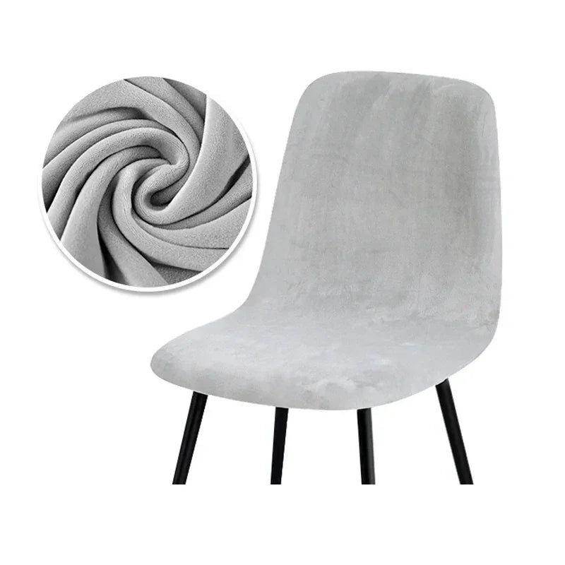 housse chaise velours moderne gris noir blanc jaune bordeaux 32 45cmversible festive