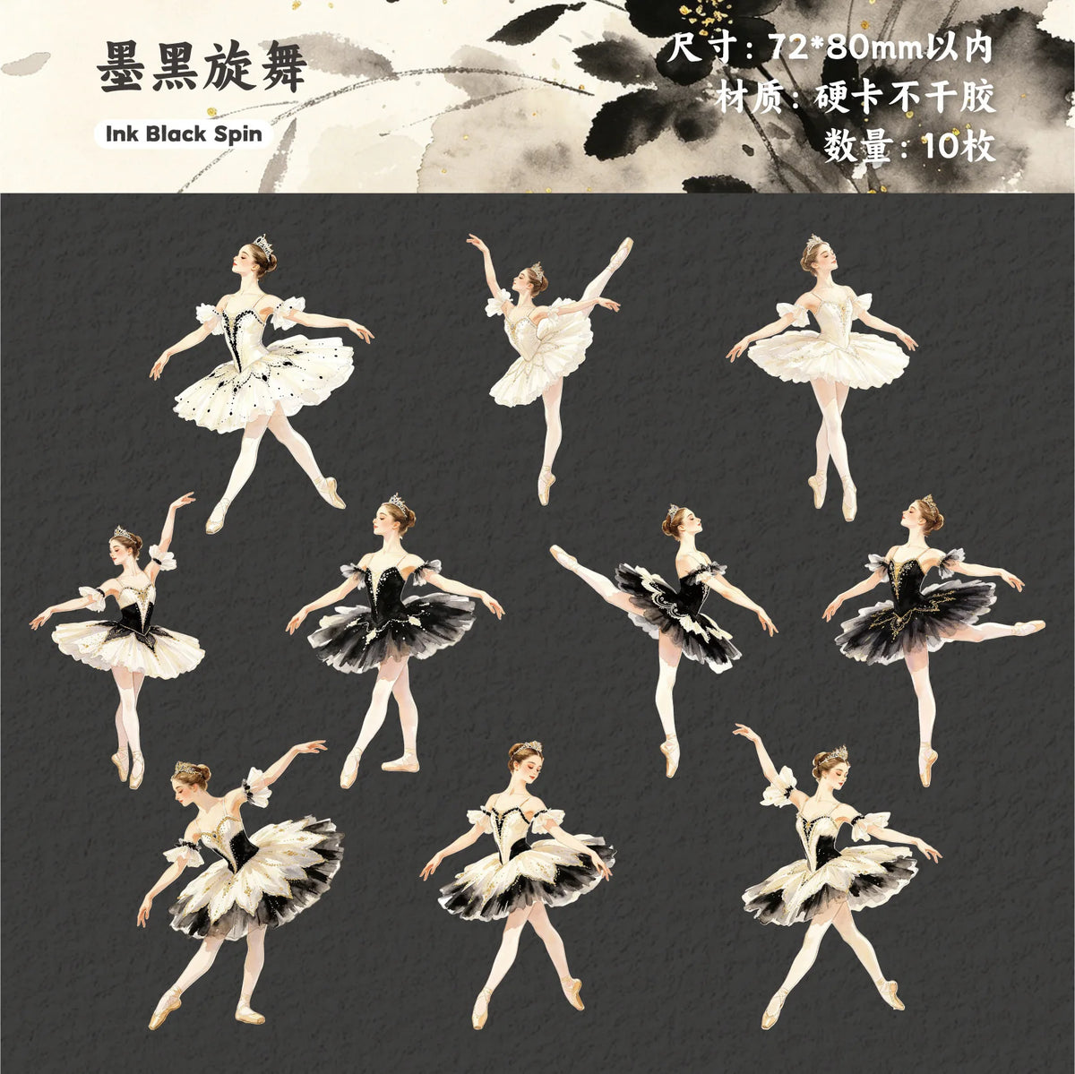 miniatures danseuses ballet tutus colorés coiffures élaborées clips scrapbooking diy