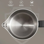 pichet lait acier inoxydable tasse latte art espresso percolateur gooseneck kettle mocha pot