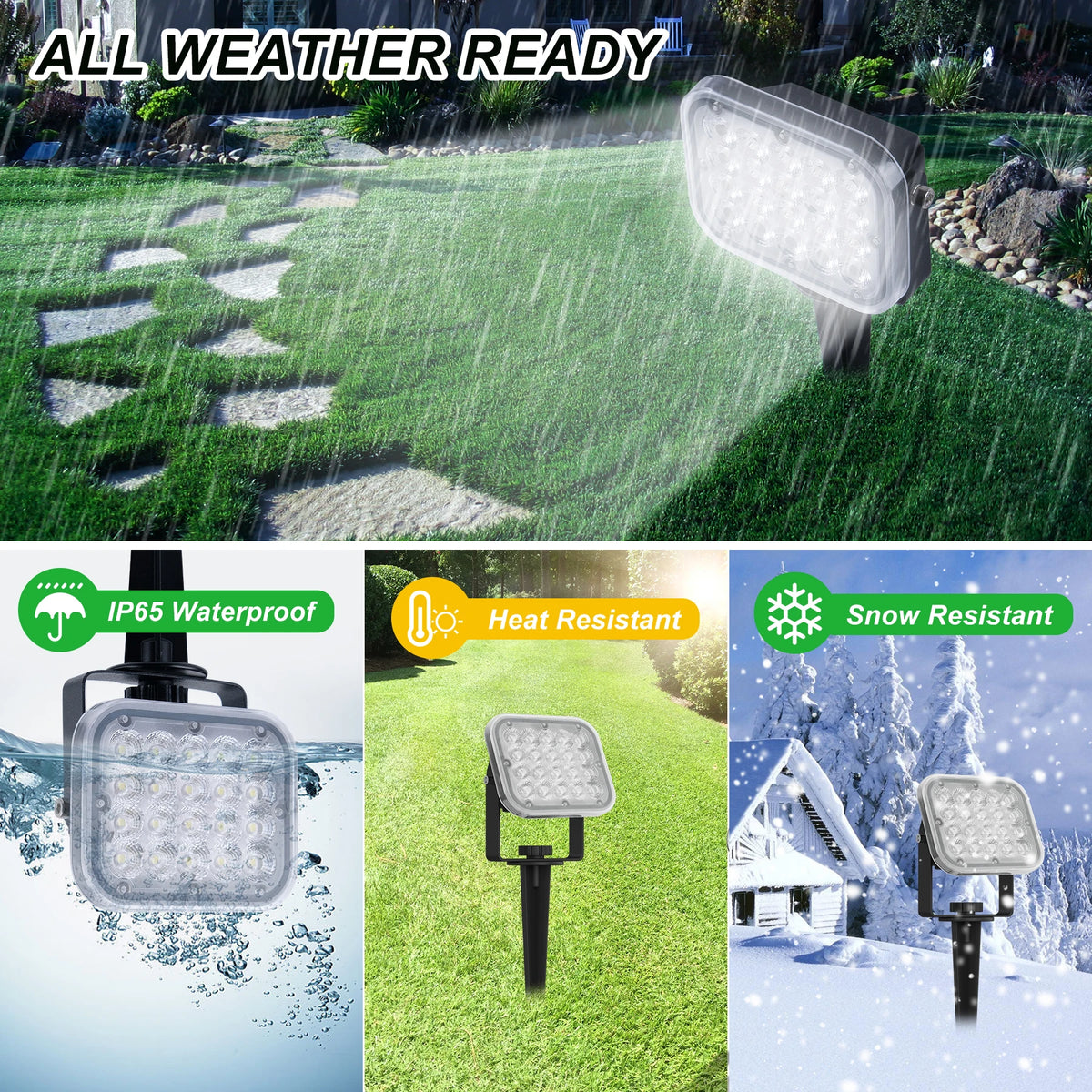 projecteur solaire moderne led noir blanc ip65 solar powered extérieur
