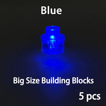 projecteur led transparent jaune bleu rouge vert moderne jouet construction bloc autobloquant grande taille