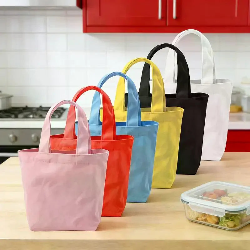 sac main uni moderne poignées jaune rose bleu rouge noir blanc nylon