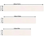 Le produit est un panneau rectangulaire blanc avec des dimensions indiquées dans l'image.