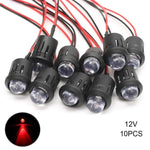 ampoules led noires blanches 10 pièces câbles modernes translucides 12v