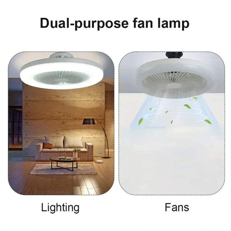 ventilateur plafonnier lampe led blanc moderne télécommande grille opacité fixations incluses