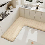 tapis sol moderne douillet rayures motifs floraux beige noir gris sans BPA PVC