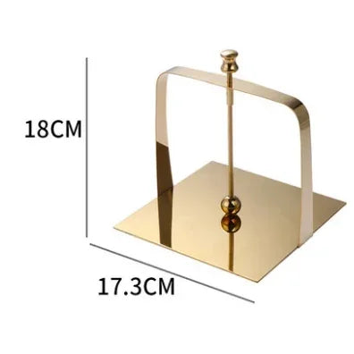porte serviettes table cuisine métal doré argent moderne élégant distributeur mouchoirs papier décor maison