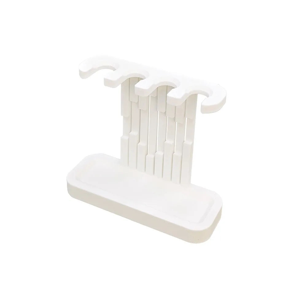 rangement brosses dents électriques blanc noir architectural moderne minimaliste drainage