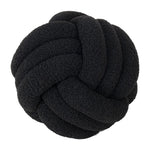 coussin rond pelucheux moderne couleur bleu marine lavable 28cm 28cm