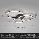 plafonnier led rond moderne luminaires salon chambre blanc noir épuré lumière dimmable
