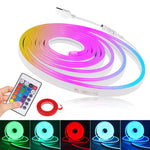 ruban led flexible multicolore moderne télécommande adhésif brillant opaque 108 leds/m