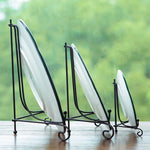 support métallique robuste noir empilable vaisselle cuisine moderne durable respectueux environnement simple
