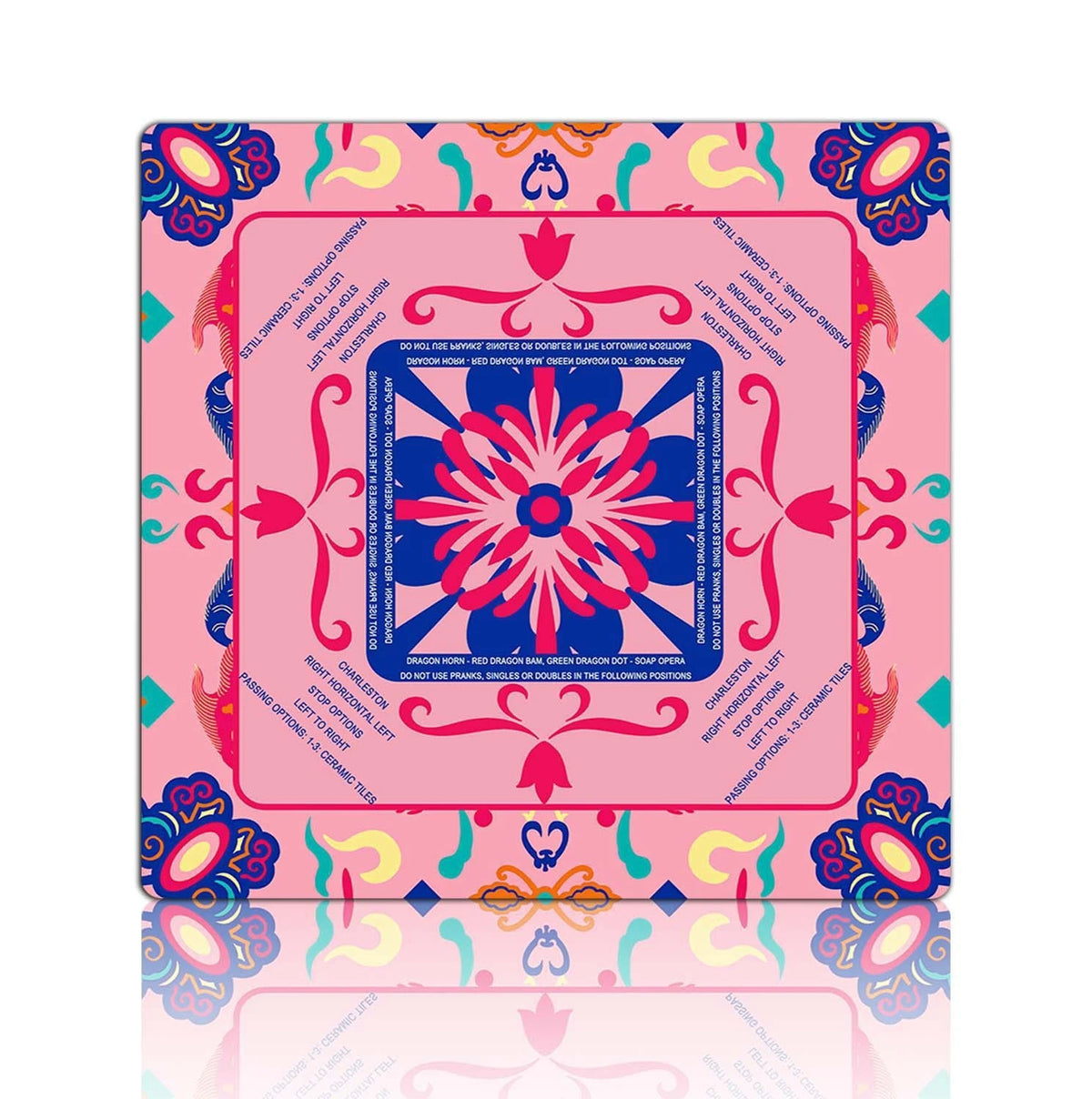 tapis souris géant floral décoratif caoutchouc antidérapant grande surface table jeu maison