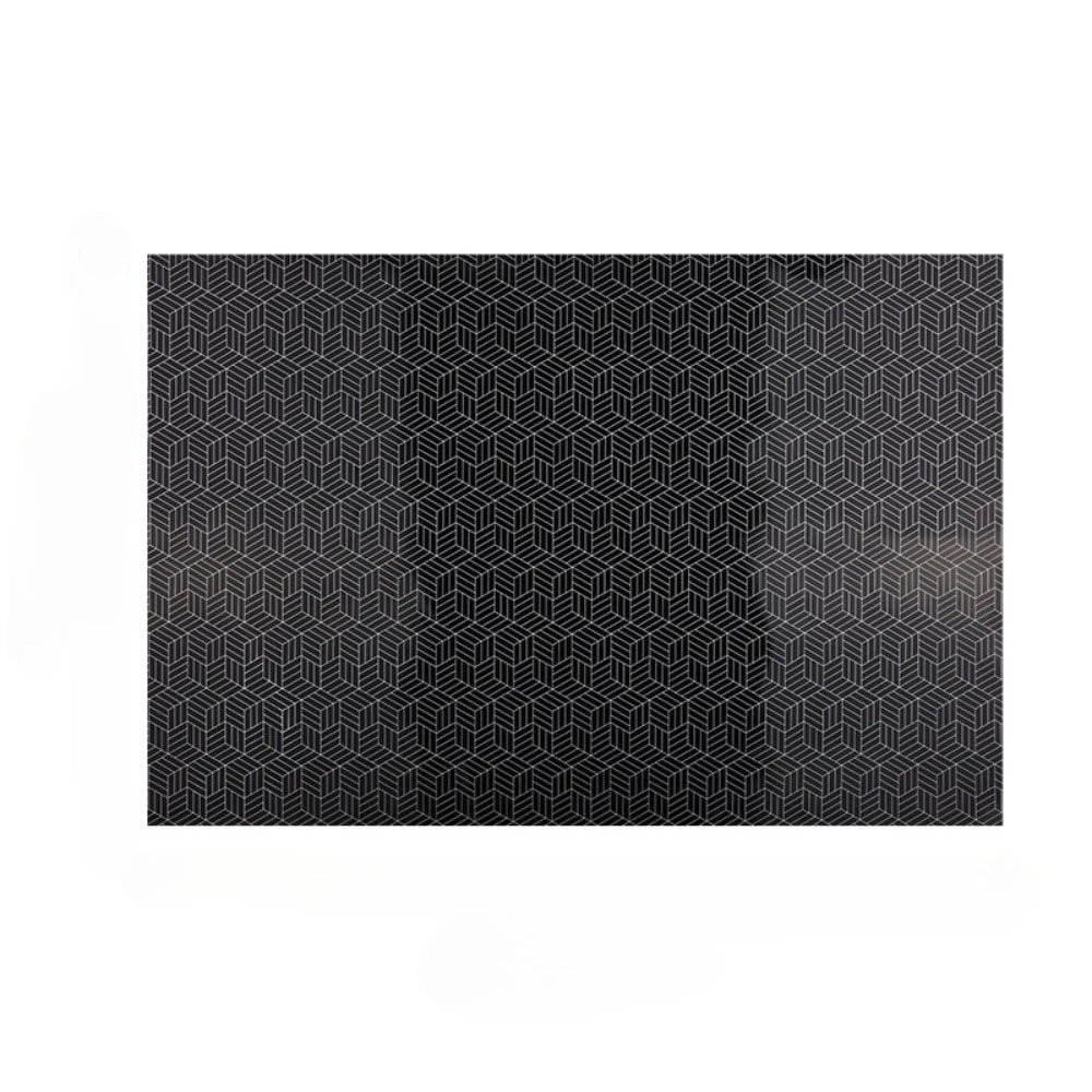 tapis cuisine antidérapants résistants chaleur facile nettoyer moderne noir gris clair