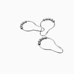 boucle rideau argentée moderne 10pcs 12pcs 16pcs 28pcs