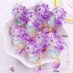 paillettes résine sirène étoiles bleu doré violet brillantes décoratives bricolage scrapbooking artisanat trẻ em