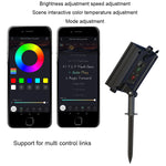 lampe led solaire multicolore moderne fil cuir tringle télécommande contrôleur lumière