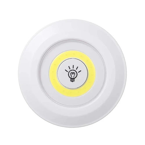 lampe led veilleuse blanc moderne adhésive batterie commandes distante luminosité réglable chambre salle bain