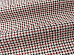 tissu coton imprimé carreaux bleu clair gris rouge jaune classique 160cm bricolage textile maison