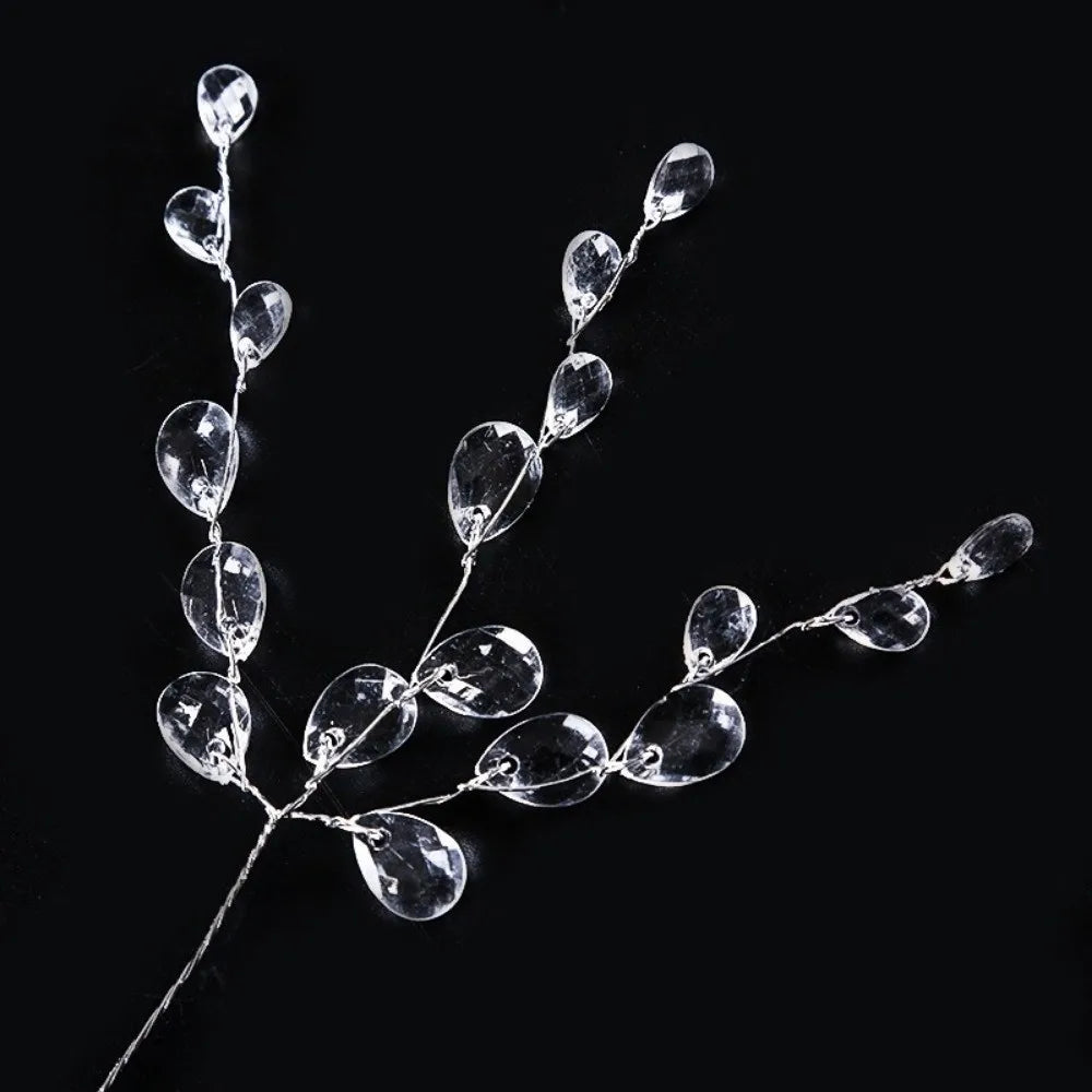 couronne fleurs artificielles transparentes ovales romantique 100cm 120cm 130cm 150cm