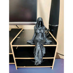 statue gothique reine robe noire satinée classique occasion noël valentin anniversaire nouveauannée