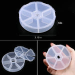 boîte rangement plastique transparente séparateurs bijoux accessoires matériel pêche
