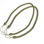 corde rideaux tissée main moderne anneaux gris marron noir blanc bleu marine rouge vert