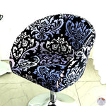 housse chaise extensible motif floral moderne fauteuil salle manger décor maison élastique