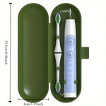 boîte rangement portable brosse dents électrique rose bleu vert moderne clips chargeur intégré contrôle