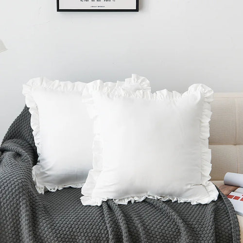 lot housses coussin carrées motif carreaux rouge blanc vintage décoratif