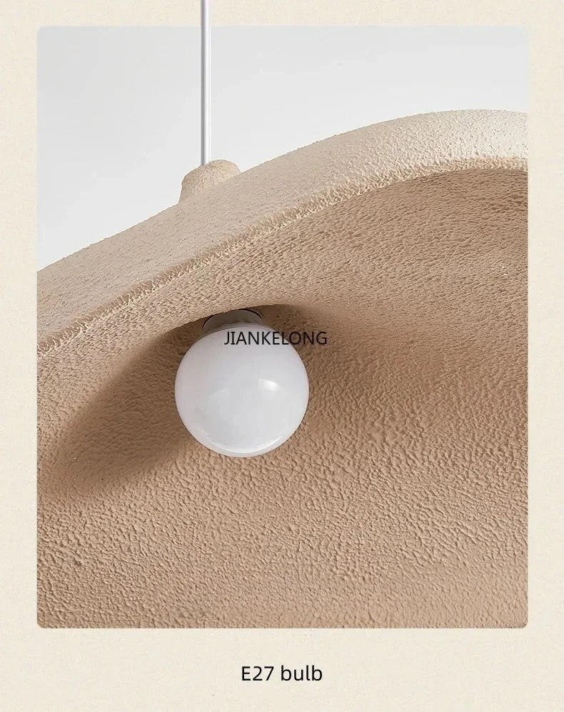 suspension lumineuse pendentif câble beige clair texture grained moderne ampoule e27 led 249 2000