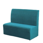housse banc moderne tissu carreaux polyester lavable machine antidérapante bleu noir rouge