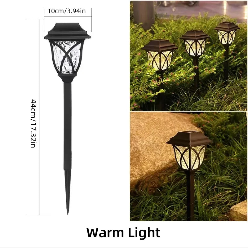 lumière solaire pelouse led moderne noire motifs géométriques extérieure étanche ip65 abspicket