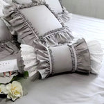 coussin vintage dentelle blanche rose beige gris opacité anti décubitus amovible lavable invisible zipper