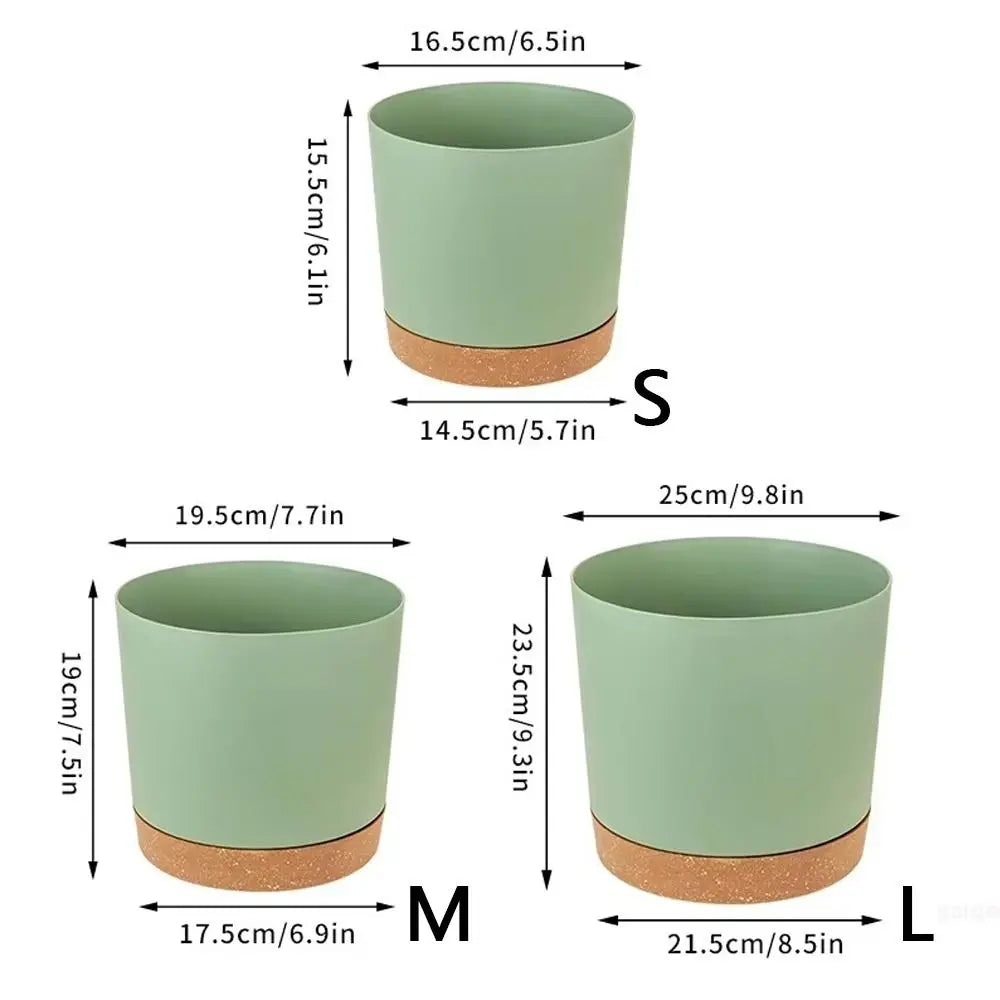 pots fleurs béton ciré moderne vert gris blanc opaques différents