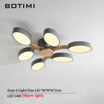 plafonnier moderne blanc bois éclairage led surface montée flux lumineux 249 2000 mètres carrés